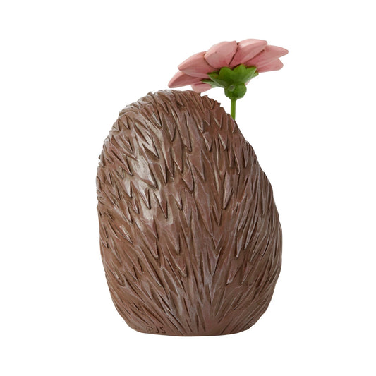 RockArt Atelier “Blooming Kindness” Hedgehog Figurine – Miniature Edition