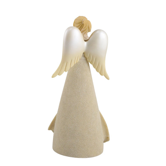 RockArt Atelier “Faith’s Embrace” Prayer Angel Figurine – 7.7”