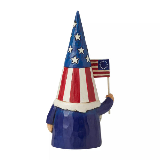RockArt Atelier “Starborne Spirit” Patriotic Gnome Figurine – 5.5”