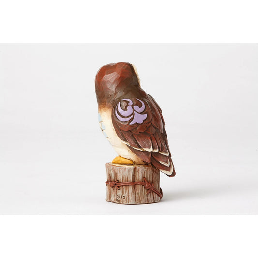 RockArt Atelier “Silent Wisdom” Owl Figurine – Miniature Edition