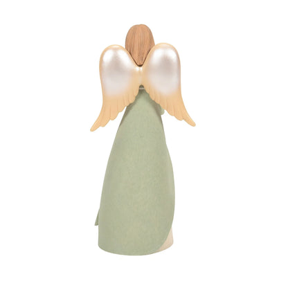 RockArt Atelier “Gentle Hope” Encouragement Angel Figurine – 7.7”